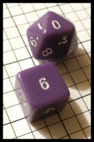 Dice : Dice - DM Collection - Koplow Purple and White Partial Set - Ebay Sept 2011